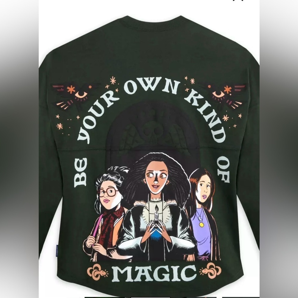 Disney Hocus Hocus 2 Green Spirit Jersey Large NWT